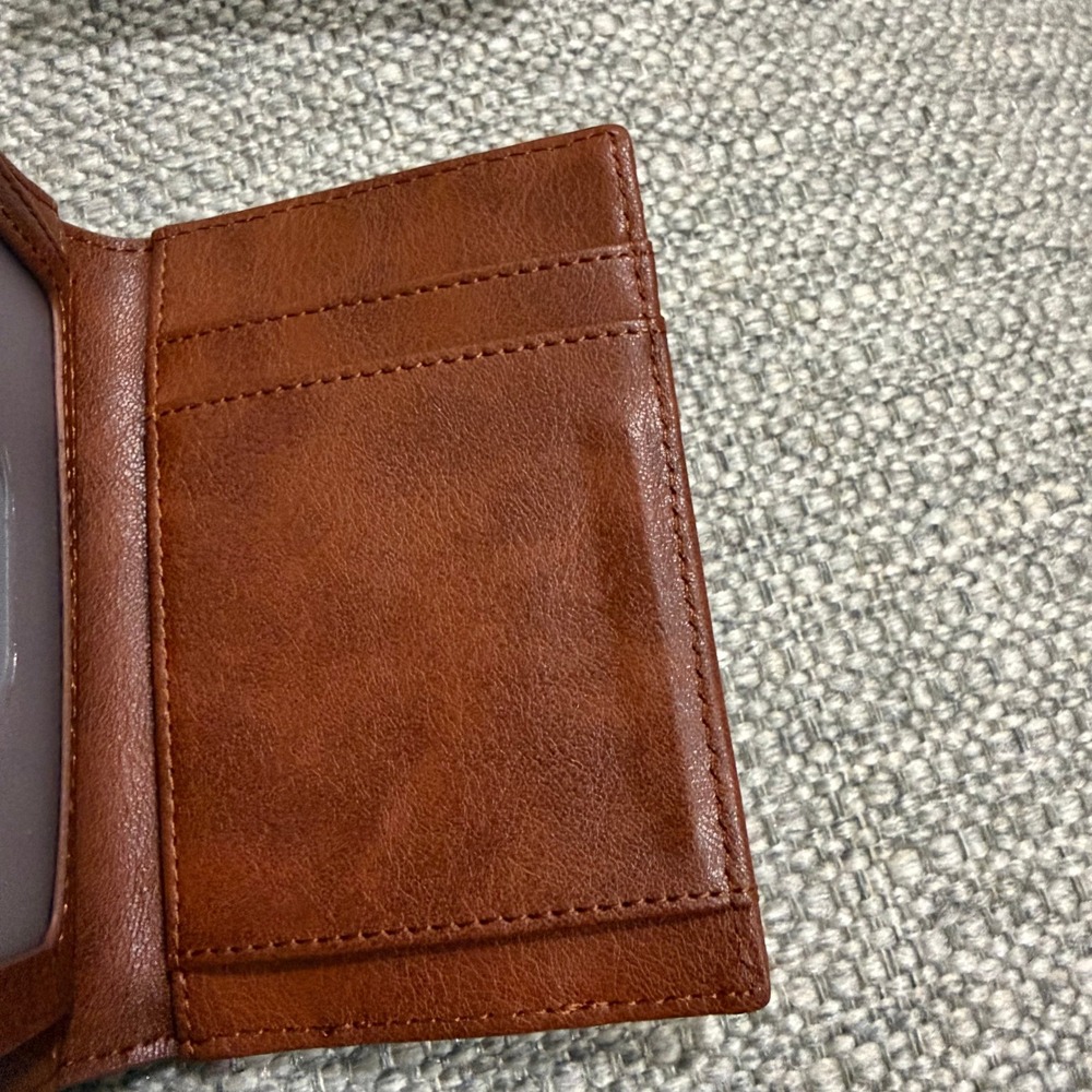 NIB Bulliant Leather Money Clip Card Holder Wallet - Picture 5 of 9